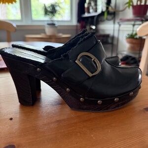 Bongo Black Clogs - Size 8 - Never Worn